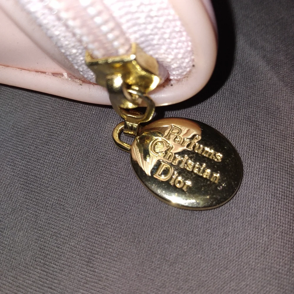 Christian Dior pink jelly pouch